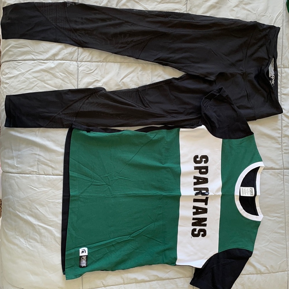 Victoria’s Secret Michigan State Outfit